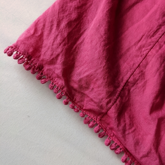 J. Crew Sleeveless Top Lace Chest Pink Small - Picture 3 of 10